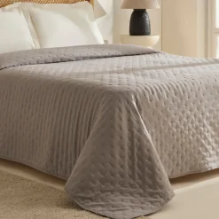 Karaca Breezy Bettüberwurf 230x240 cm Grau Clearance