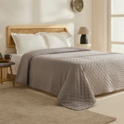 Karaca Breezy Bettüberwurf 160x240 cm Grau Clearance