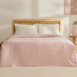 Karaca Breezy Bettüberwurf Puderrosa 160x240 cm Puder Rosa Online