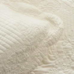 Karaca Camille Bettüberwurf-Set 230x240 Cm + 2 (50x70 Cm) Ecru Online