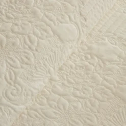 Karaca Camille Bettüberwurf-Set 230x240 Cm + 2 (50x70 Cm) Ecru Online