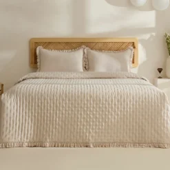 Karaca Fiona Bettüberwurf-Set Beige Cm + 2 (5230x240 0x70 Cm) Beıge Clearance