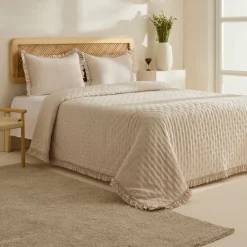 Karaca Fiona Bettüberwurf-Set Beige Cm + 2 (5230x240 0x70 Cm) Beıge Clearance