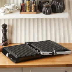 Karaca Homend Grilliant 1356H -Gehäuse mit Gusseisenplatten Sandwich- und Grillmaschine Inox Online
