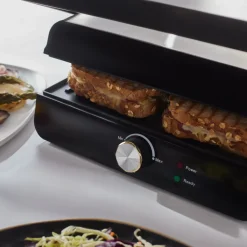 Karaca Homend Grilliant 1356H -Gehäuse mit Gusseisenplatten Sandwich- und Grillmaschine Inox Online