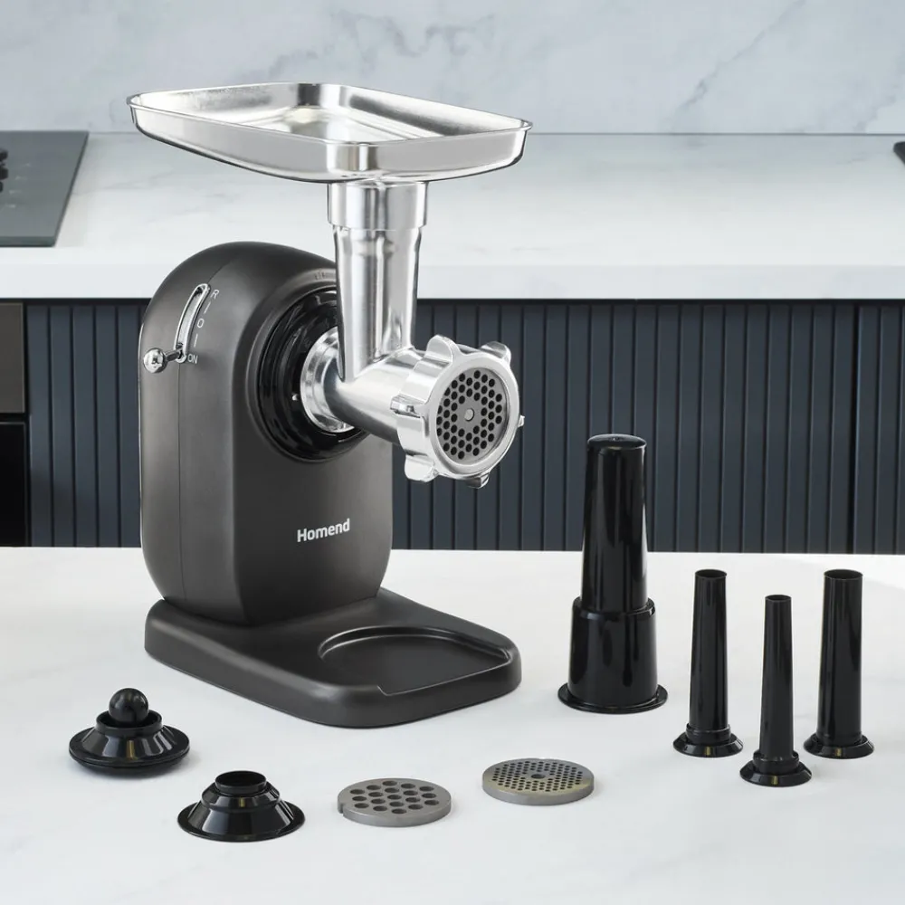 Karaca Homend Meatbox 3101H Edelstahl-Fleischwolf Antrasit Clearance