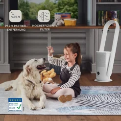 Karaca Homend O-zone 9008H Cool+ Heatwave Luftreiniger 35W Weiß Weıß01 Best
