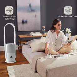 Karaca Homend O-zone 9008H Cool+ Heatwave Luftreiniger 35W Weiß Weıß01 Best