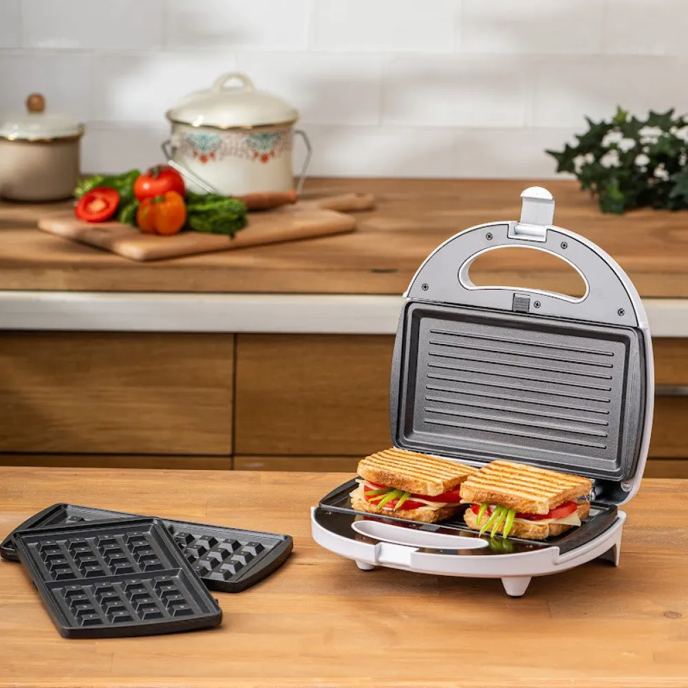 Karaca Homend Toastbuster 1319H Sandwichmaker Weiß Weıß01 Clearance