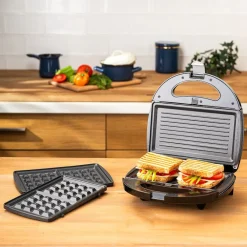 Karaca Homend Toastbuster 1322H Sandwichmaker Schwarz Schwarz01 Clearance