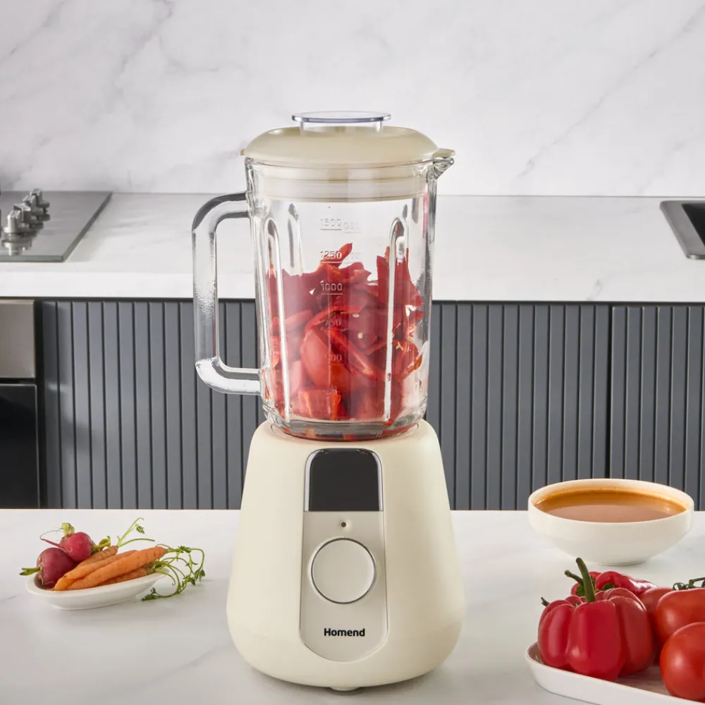 Karaca Homend Vintage Blendsetter 4927H, Stabmixer, Creme, 1000W Krem Clearance