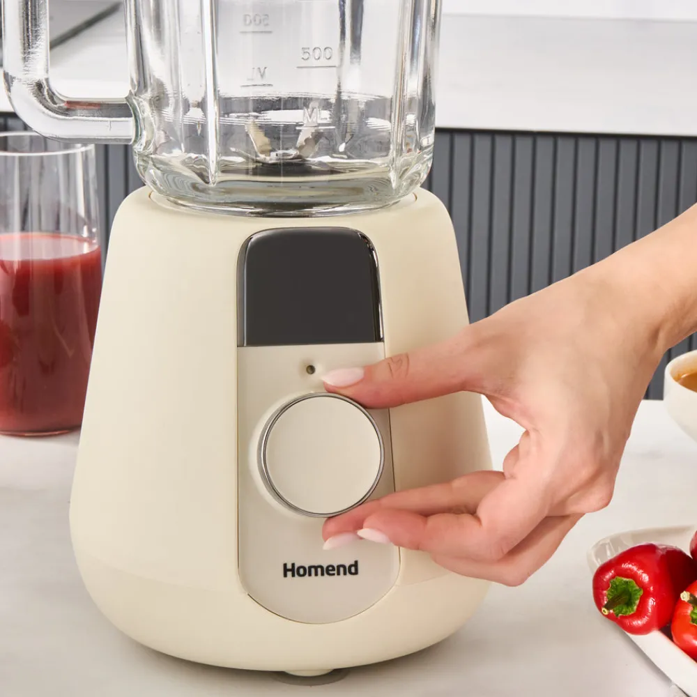 Karaca Homend Vintage Blendsetter 4927H, Stabmixer, Creme, 1000W Krem Clearance