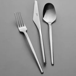 Karaca Jumbo 5100 Quarz 84-teiliges Besteckset für 12 Personen SILBER03 Sale