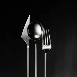 Karaca Jumbo 9100 84-teiliges Besteck-Set für 12 Personen mit Box SILBER03