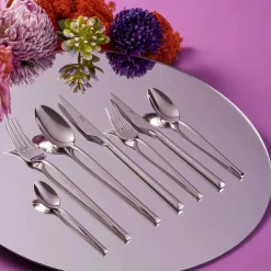 Karaca Jumbo 2006 84-teiliges Edelstahl-Besteckset für 12 Personen Clearance