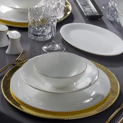 Karaca Jumbo a 61-teiliges Tafelservice für 12 Personen Gold Discount