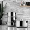 Karaca Jumbo Infinity 3PLY 8-teiliges Edelstahl-Kochgeschirrset mit Induktionsboden Outlet