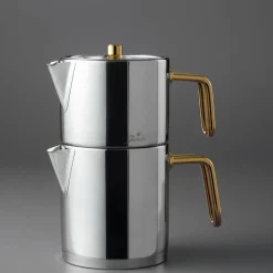 Karaca Jumbo Metalix Titanium Gold Teekannenset Discount