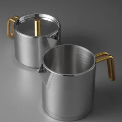 Karaca Jumbo Metalix Titanium Gold Teekannenset Discount
