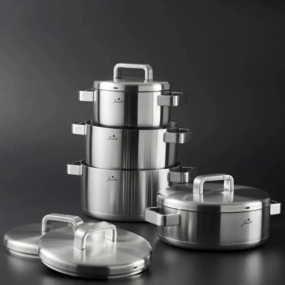 Karaca Jumbo Monaco 4-Teiliges Topf-Set Hot
