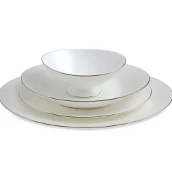 Karaca Jumbo Moon Platin 64-teiliges Tafelservice für 12 Personen Platın
