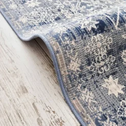 Karaca Kaşmir Halı 7/24 Alaca Patchwork Teppich Blau 160 x 230 Blau01 Outlet