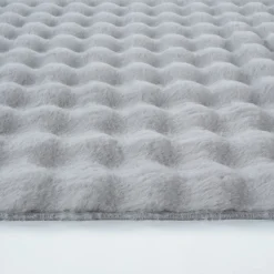 Karaca Kaşmir Halı 7/24 Cosy Premium Bubble Hellgrau Oval 80x150 cm Hellgrau01 New