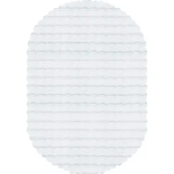 Karaca Kaşmir Halı Cosy Premium Bubble Weiß Oval 100x150 cm Weıß01 Hot