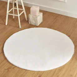 Karaca Kaşmir Halı 7/24 Cosy Premium, Weiß, 120x120 cm Weıß01 Best