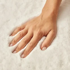 Karaca Kaşmir Halı 7/24 Cosy Premium, Weiß, 70x100 cm Weıß01 Clearance