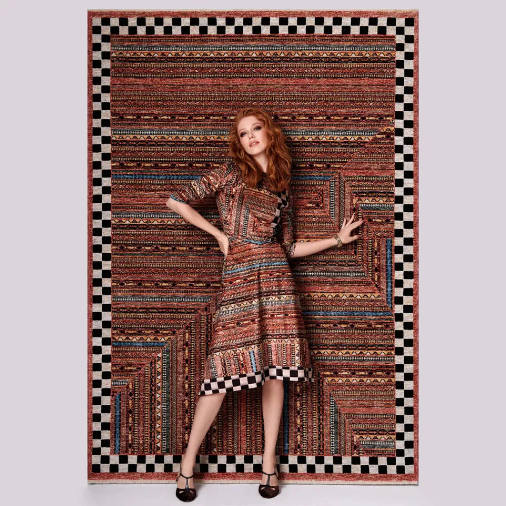 Karaca Kaşmir Halı 7/24 Ethnic Exclusive Sardinia Teppich 120x180 cm Multıfarben Hot