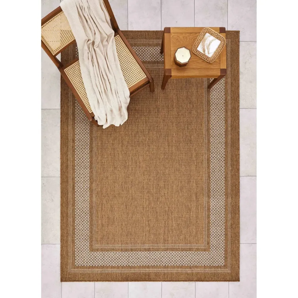 Karaca Kaşmir Halı 7/24 Gartenteppich Incekum 120 x 180 Braun01 Sale