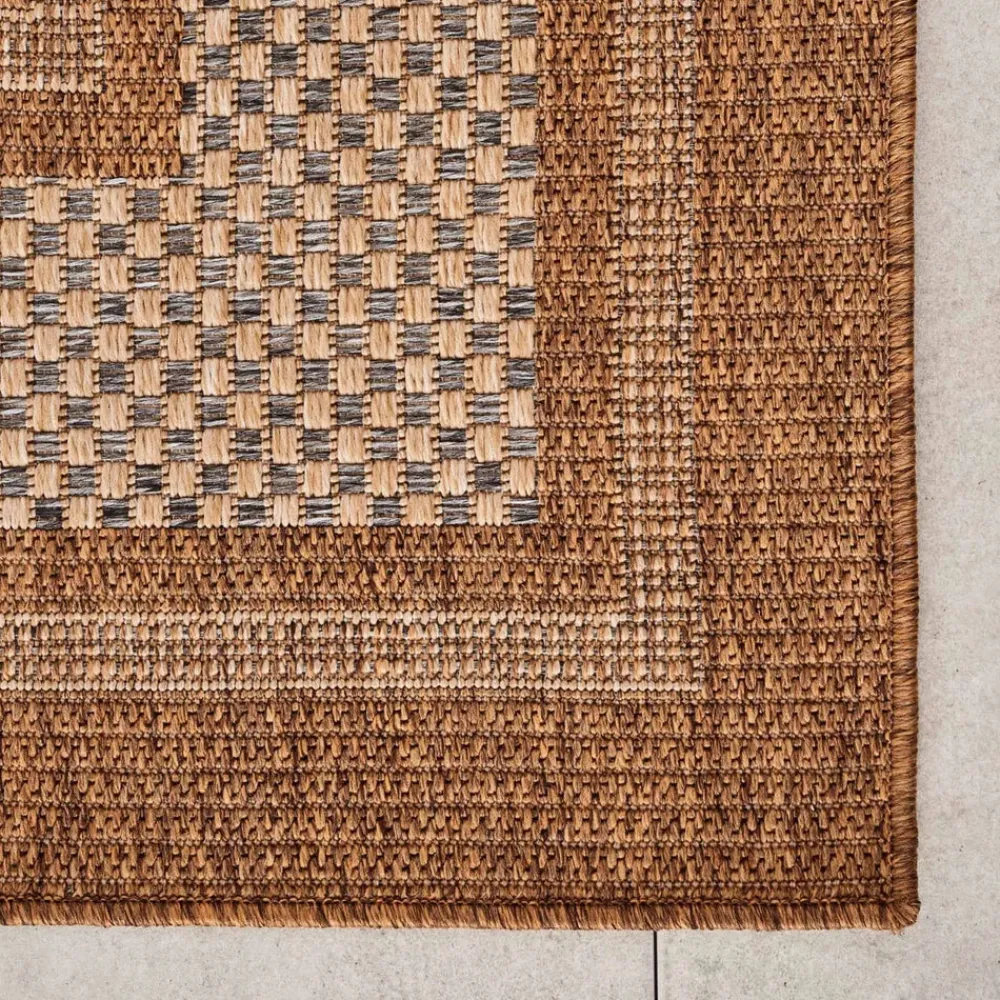 Karaca Kaşmir Halı 7/24 Gartenteppich Incekum 80 x 300 Braun01 Hot
