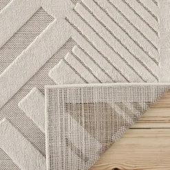 Karaca Kaşmir Halı 7/24 Scandinavian Bergen Teppich, 80cmx300cm Weıß01 Clearance