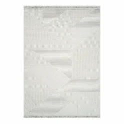 Karaca Kaşmir Halı 7/24 İskandinav Clara, Grau, 120x180 cm Weıß01 New