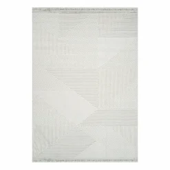 Karaca Kaşmir Halı 7/24 İskandinav Clara, Grau, 80x150 cm Weıß01 Hot
