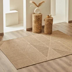 Karaca Kaşmir Halı 7/24 Teppich Jüt Cunda, 160x230 cm Clearance