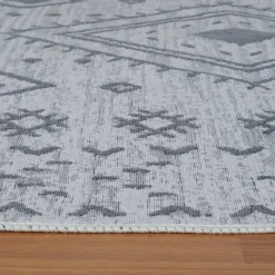 Karaca Kaşmir Halı 7/24 Teppich Jut Hatka 120x180 cm Grau Weıß Online