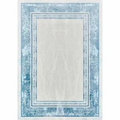 Karaca Kaşmir Halı Acrylic Nova Chara Teppich 160x230 cm Weıß Blau Hot