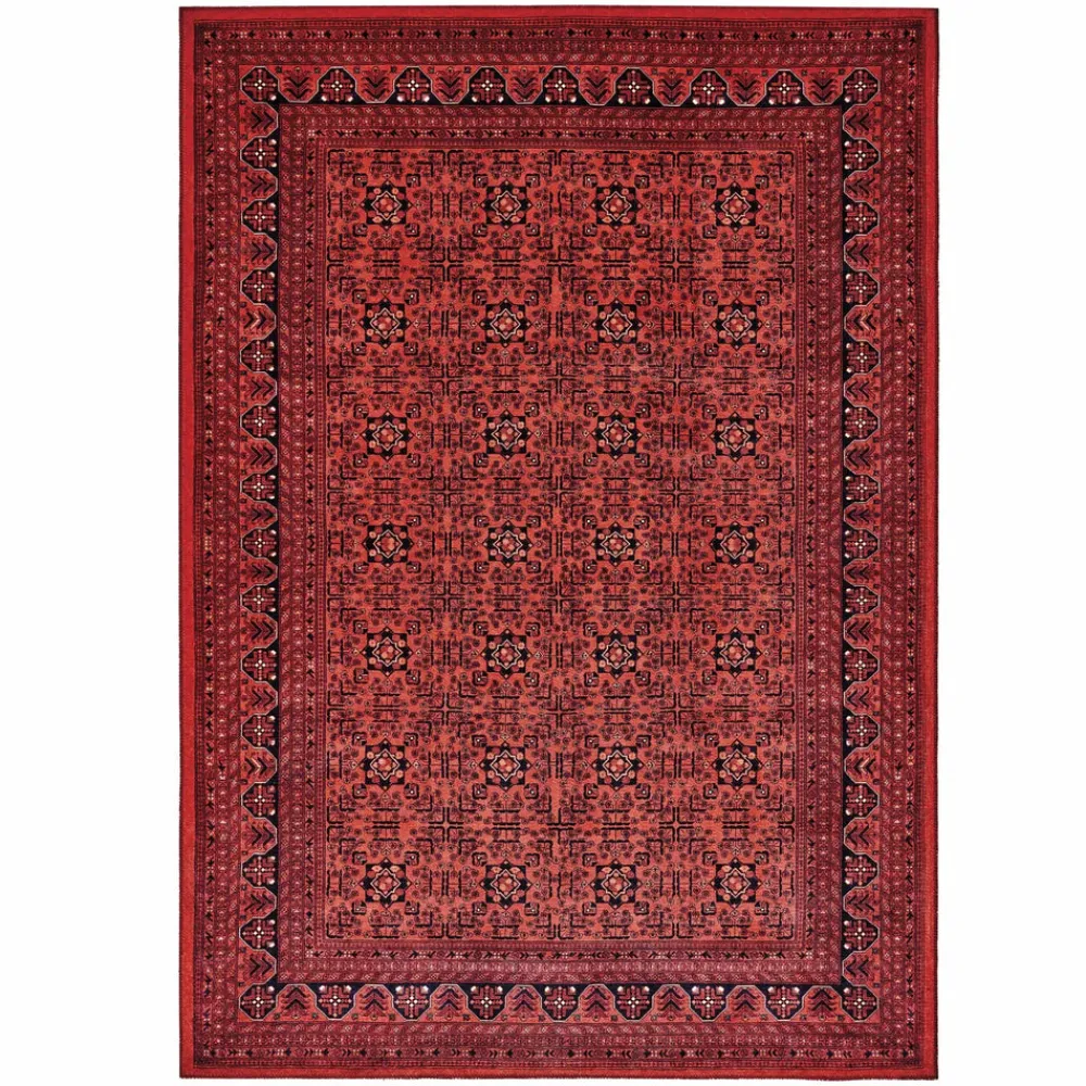 Karaca Kaşmir Halı Decorativ Art Türkmen Buhara Teppich 120x180 cm Bordeaux Hot