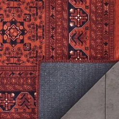 Karaca Kaşmir Halı Decorativ Art Türkmen Buhara Teppich 120x180 cm Bordeaux Hot