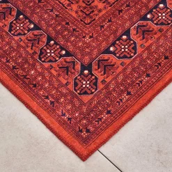 Karaca Kaşmir Halı Decorativ Art Türkmen Buhara Teppich 120x180 cm Bordeaux Hot