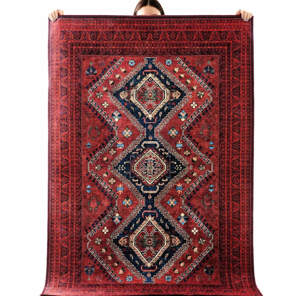 Karaca Kaşmir Halı Decorative Art Türkmen Şiraz Teppich 120x180 cm Rot02 Discount