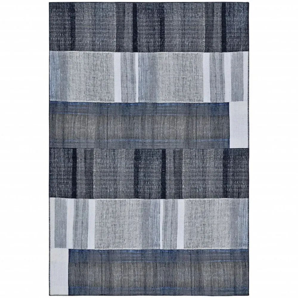 Karaca Kaşmir Halı Dekoratif Art Trend Deep Blue Teppich 80 x 150 Multıfarben Discount