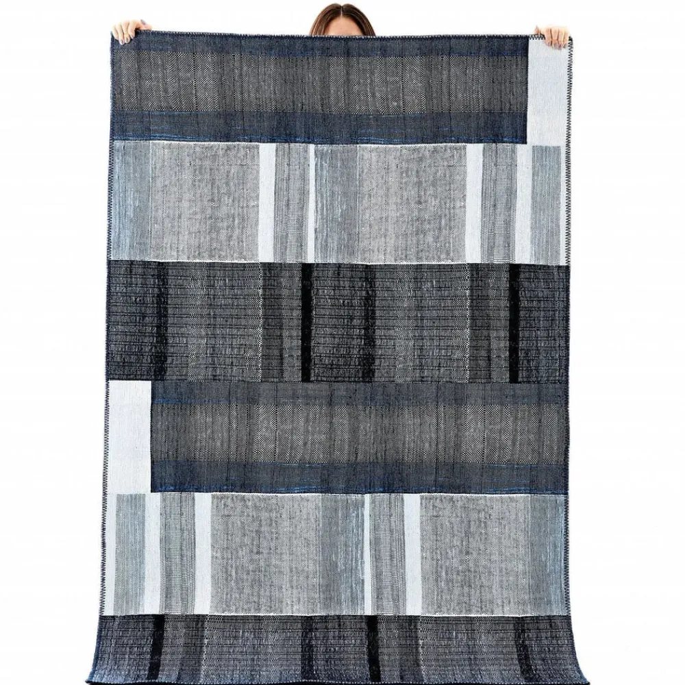 Karaca Kaşmir Halı Dekoratif Art Trend Deep Blue Teppich 80 x 150 Multıfarben Discount