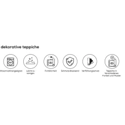 Karaca Kaşmir Halı Dekoratif Art Trend Deep Blue Teppich 80 x 300 Multıfarben Sale