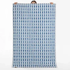 Karaca Kaşmir Halı Dekoratif Art Trend Santroni Doppelseitig, 160x230 cm Blau01 Best