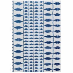 Karaca Kaşmir Halı Dekoratif Art Trend Santroni Doppelseitig, 160x230 cm Blau01 Best