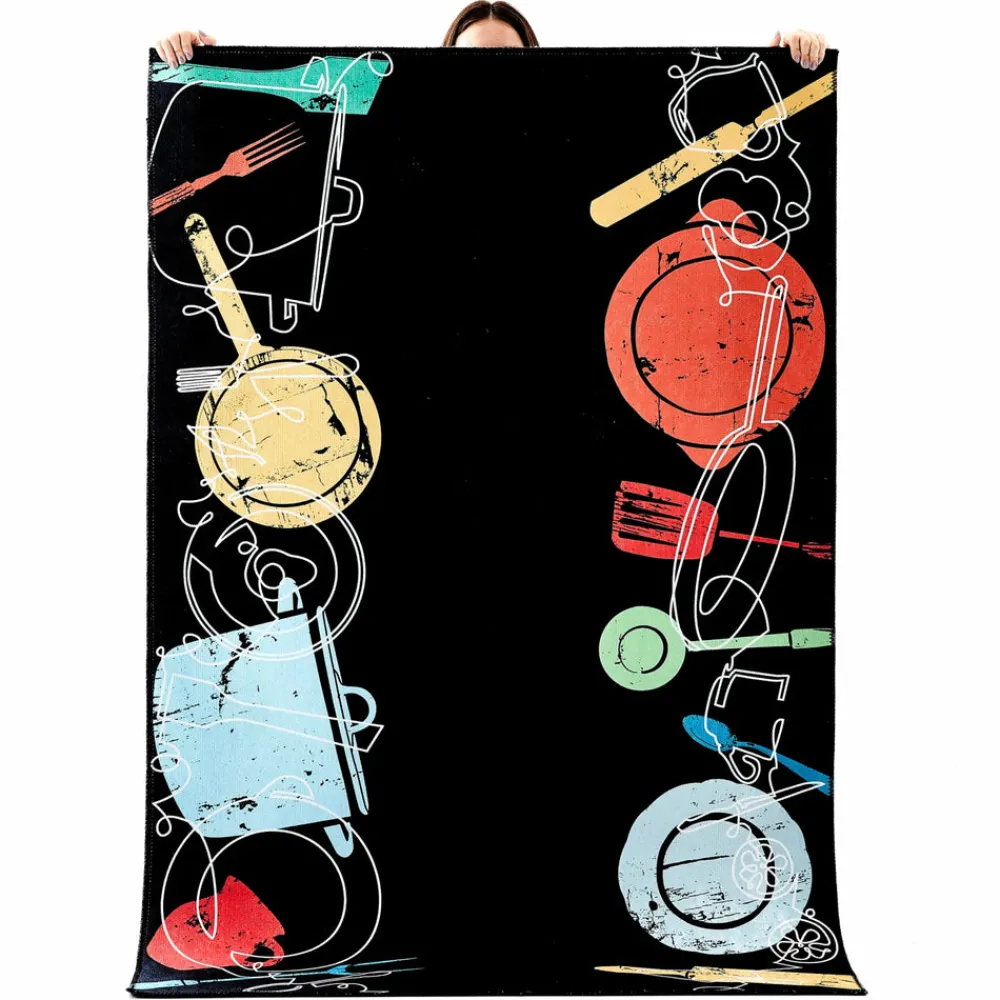 Karaca Kaşmir Halı Dekorativ Art Kitchen Teppich 80x300 cm Multıfarben New
