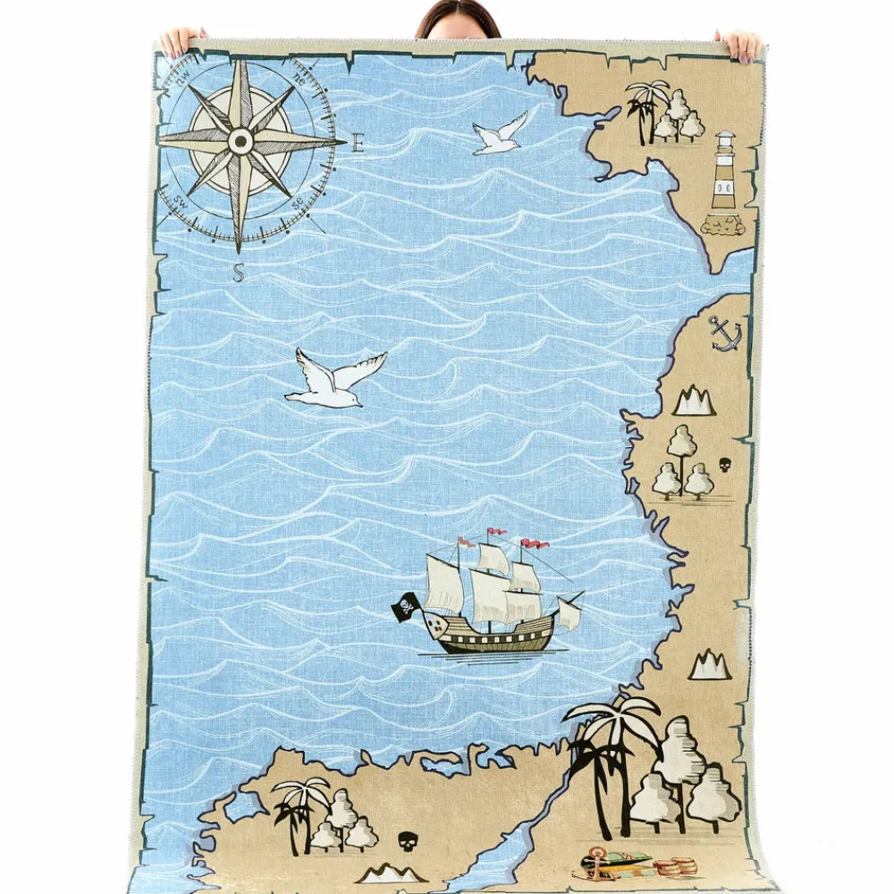 Karaca Kaşmir Halı Dekorativ Art Sea Kinderteppich 120x180 cm Multıfarben Clearance
